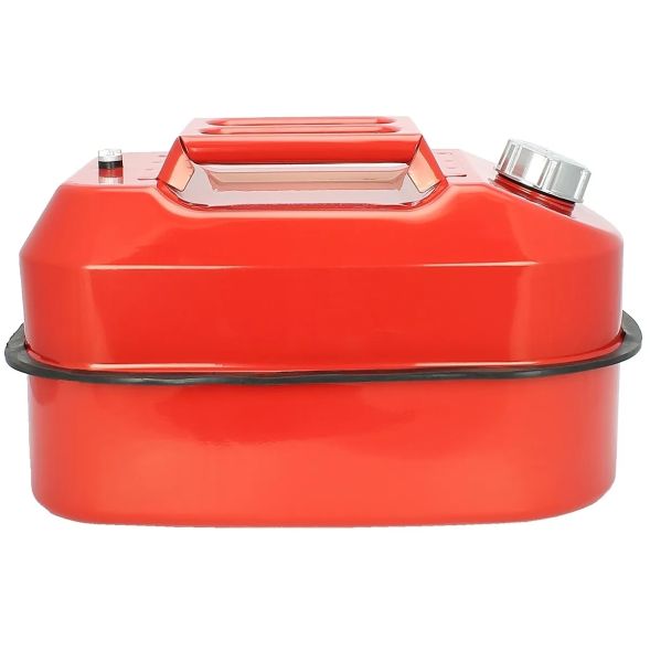 Steweld  Yatay Kırmızı Metal Benzin Bidonu 20 Litre