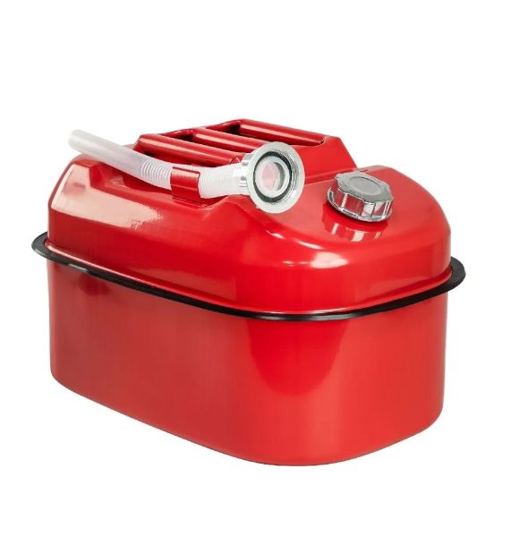 Steweld  Yatay Kırmızı Metal Benzin Bidonu 20 Litre