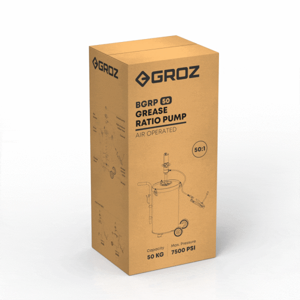 Groz BGRP/50 Havalı Gres Kovası 50 kg.