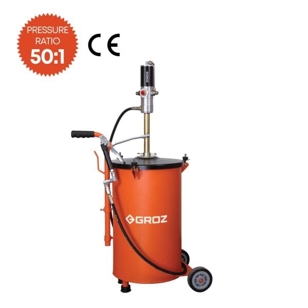 Groz BGRP/50 Havalı Gres Kovası 50 kg.