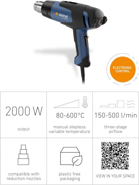 Steinell HL1920E Sıcak Hava Tabancası 2000W