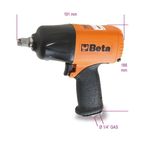 Beta 1927P 1/2 Çift Darbeli Havalı Somun Sıkma  Makinası 1750 Nm