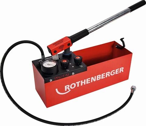 Rothenberger RP50ECO Manuel Su Basınç Test Pompası 0-50 Bar – Profesyonel Hassas Tesisat Basınç Pompası
