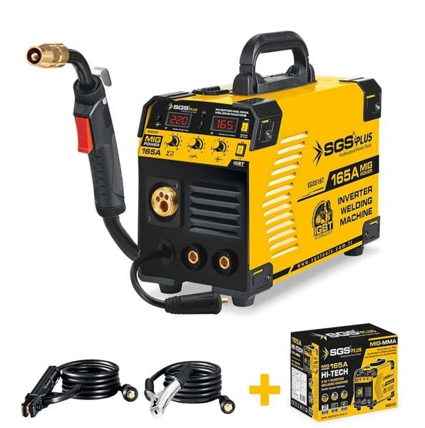 SGS SGS5167 165A MIG Gazaltı Kaynak Makinesi -Profesyonel Güçlü Taşınabilir Endüstriyel Performans