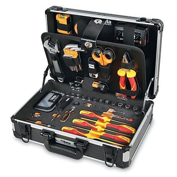 Beta 2054EL-106 Elektroteknik Dolu Takım Çantası 106 Parça – Profesyonel El Aletleri Seti