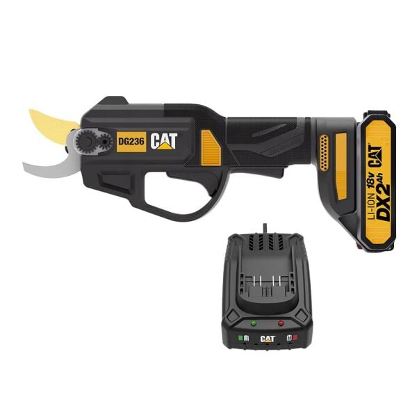 CAT DG236 Akülü Profesyonel Dal Budama Makası 18Volt 2.0A Li-ion