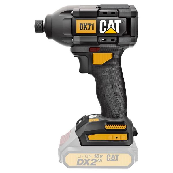 CAT DX71B 18Volt Şarjlı Darbeli Tornavida (Akü Dahil Değildir)
