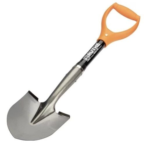 Ruthe Metal Saplı, Plastik Tutamaklı Mini Madenci Küreği 700 mm