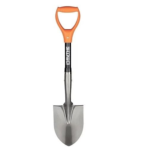 Ruthe Metal Saplı, Plastik Tutamaklı Mini Madenci Küreği 700 mm