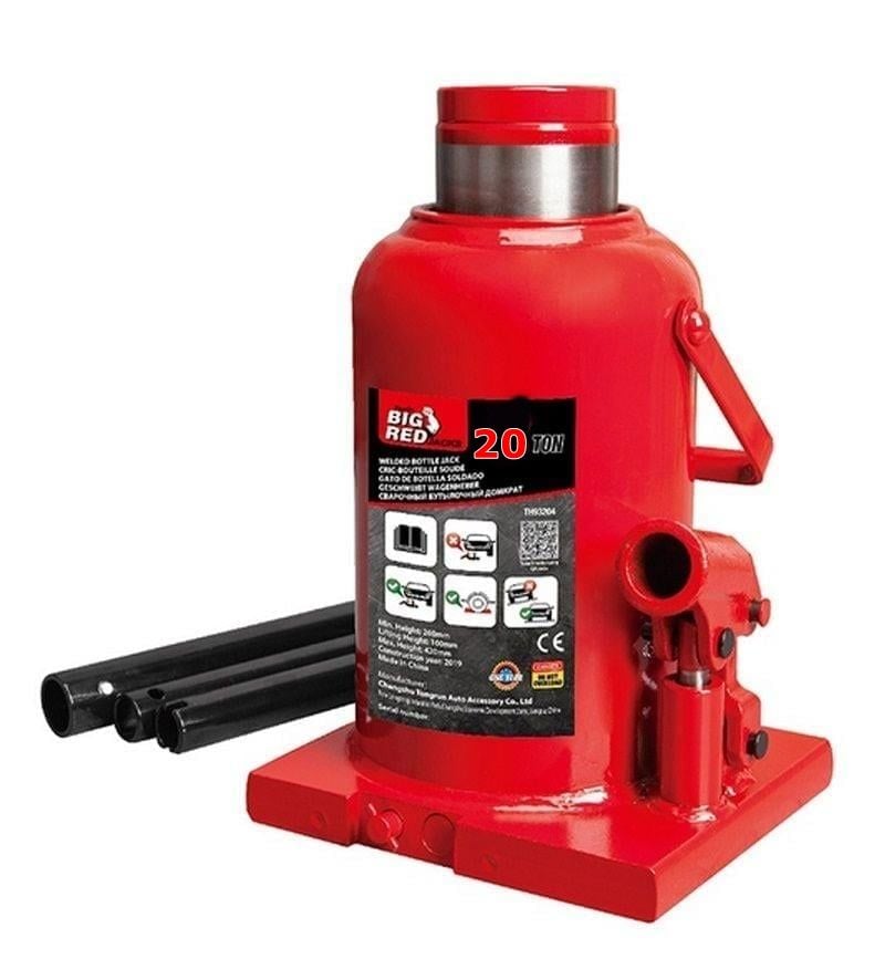 Bigred TR92004 Şişe Kriko 20 Ton Karton Kutulu