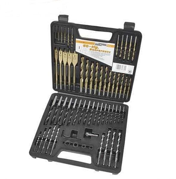 Mannesmann 59860 – 60 Parça Matkap & Uç Seti, Titanyum Kaplı