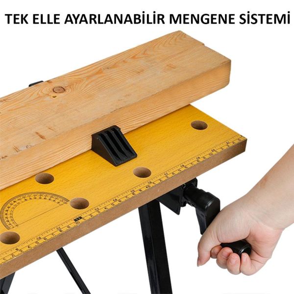 WORKPRO WP289026 Katlanabilir Çalışma Tezgâhı  70Kg