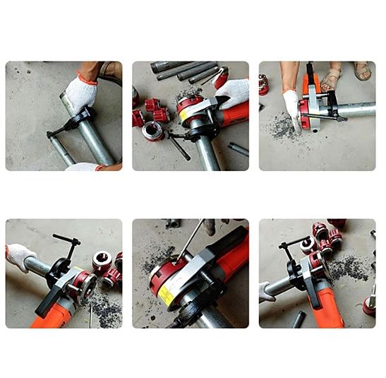 Euromax EXWT1075A El Tipi Elektrikli Pafta Makinası 1/2''-2''