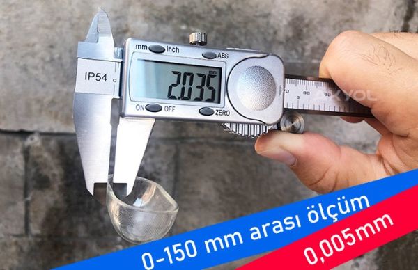 Loyka 5102-150 Hassas Dijital Kumpas 0-150mm / 0.005mm