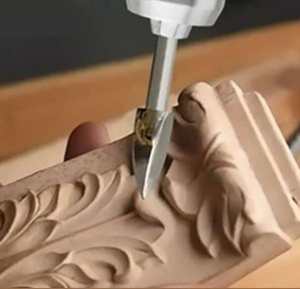 Gravür Ahşap Oyma Ucu Seti 7 Parça | 6 mm Sap Oyma ve Şekillendirme Uçları | Rox Wood 0065