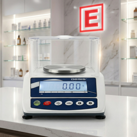 DESİS BTU-M 600 gr Dijital Eczane Terazisi – Bakanlık Onaylı, 0.01 gr Hassasiyetli, Akülü Hassas Terazi