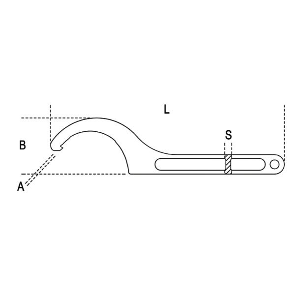 Beta 99 Ayarlı Tırnaklı Ay Anahtar 30-32 mm