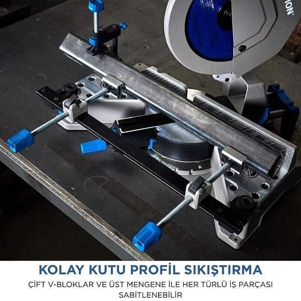 Evolution S355MCS Metal Gönye Kesme Testeresi 355 mm | 2200 W, 1550 Dev/Dak Profesyonel Makina