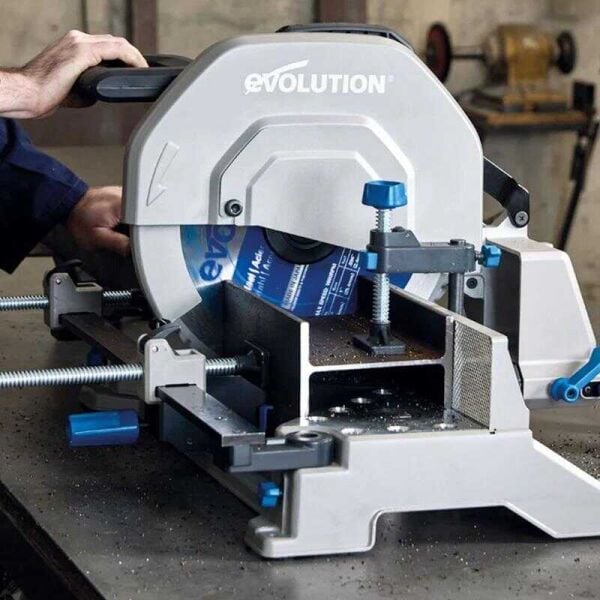 Evolution S355MCS Metal Gönye Kesme Testeresi 355 mm | 2200 W, 1550 Dev/Dak Profesyonel Makina