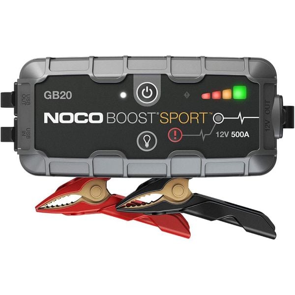 NOCO Genius GB20 Lityum Akü Takviye 12V 500Amp+ Powerbank + Led Lamba
