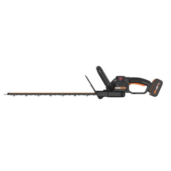 WORX WG263E Tek Akülü Profesyonel Çit Budama 20Volt 4.0Ah./57 cm