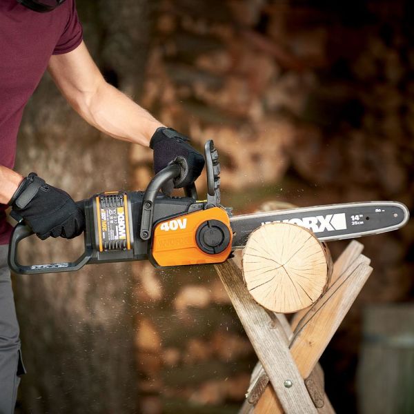 WORX WG384E  Profesyonel Şarjlı  Odun Kesme Testeresi 40Volt 2.0Ah/35CM
