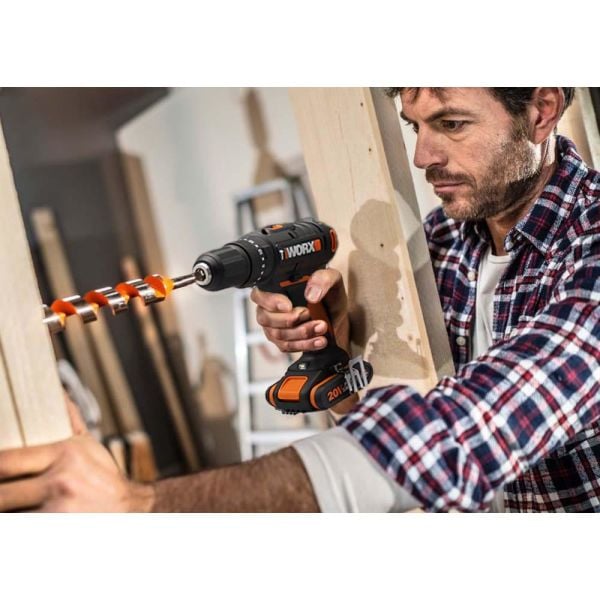 WORX WX370.9 Şarjlı Darbeli Matkap (Akü Dahil Değildir) 20Volt