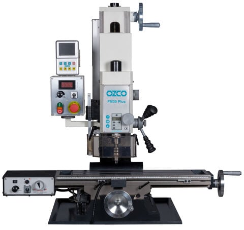 Ozco FM30 Plus Masaüstü Freze Makinesi | Profesyonel Metal İşleme Frezesi