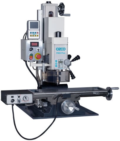 Ozco FM30 Plus Masaüstü Freze Makinesi | Profesyonel Metal İşleme Frezesi