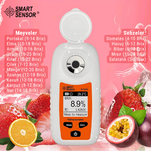 Smart Sensor ST335A Dijital Refraktometre | 0-35 Brix