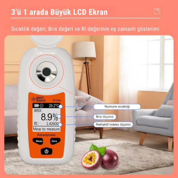 Smart Sensor ST335A Dijital Refraktometre | 0-35 Brix