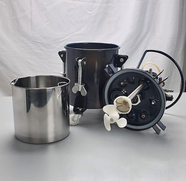 Aristo 20 Litre Otomatik Karıştırıcılı Basınçlı Boya Kazanı | Profesyonel Endüstriyel Boya Tankı