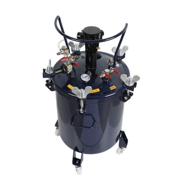 Aristo 20 Litre Otomatik Karıştırıcılı Basınçlı Boya Kazanı | Profesyonel Endüstriyel Boya Tankı