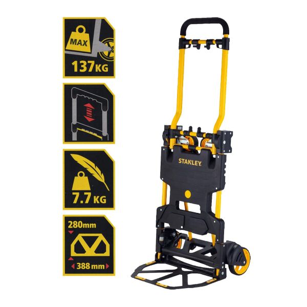 Stanley FT585 Çok Fonksiyonlu Katlanır El Arabası 70/137 kg.