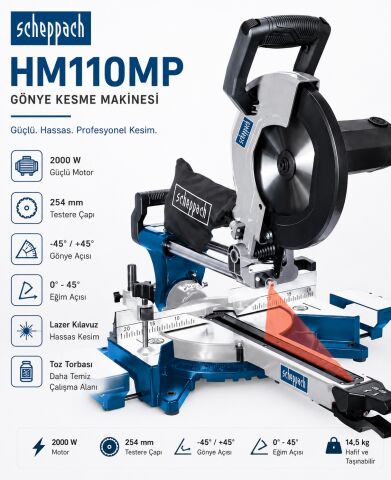 Scheppach HM110MP Multi Kesim Gönye Kesme Makinası