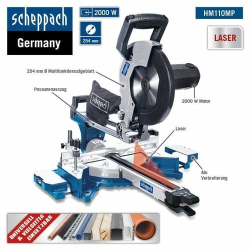 Scheppach HM110MP Multi Kesim Gönye Kesme Makinası