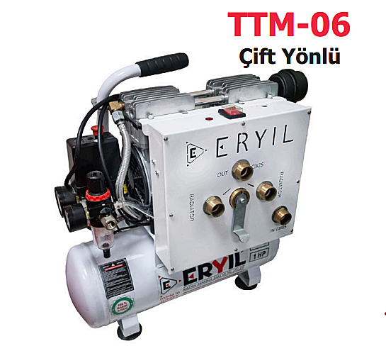 Eryıl TTM-06 Kompresörlü Çift Yönlü Havalı Petek Tesisat Temizleme Makinası