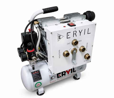 Eryıl TTM-06 Kompresörlü Çift Yönlü Havalı Petek Tesisat Temizleme Makinası