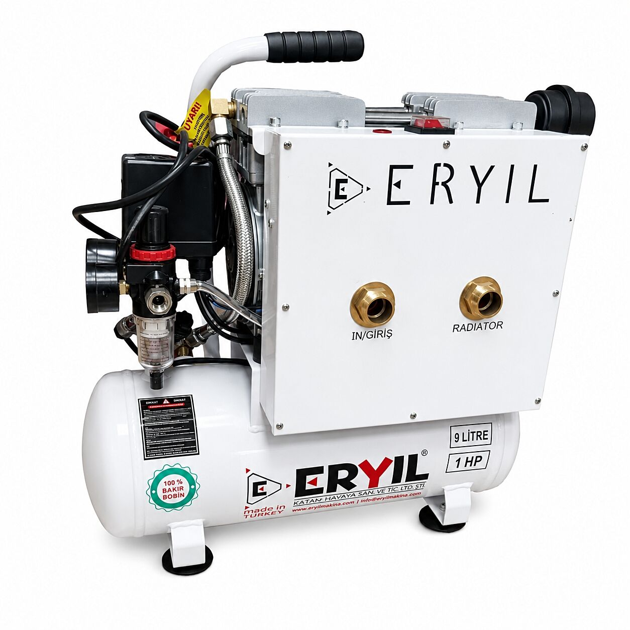Eryıl TTM-05 Kompresörlü Tek Yönlü Havalı Petek Tesisat Temizleme Makinası