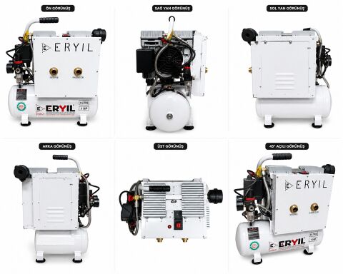 Eryıl TTM-05 Kompresörlü Tek Yönlü Havalı Petek Tesisat Temizleme Makinası