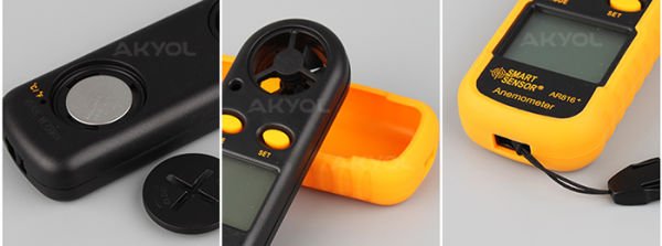 Smart Sensor AR 816 Rüzgar Hızı ve Sıcaklık Ölçer Anemometre