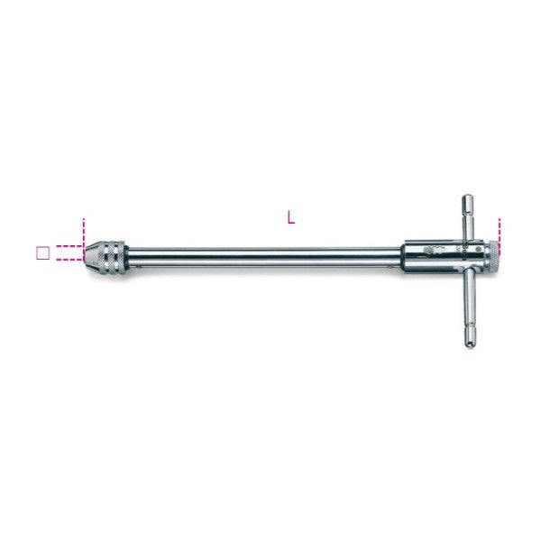 Beta 436 L/2 Uzun Cırcırlı Klavuz Kolu M5-M12
