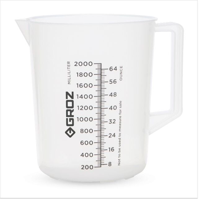 Groz JUG/2000G Dereceli Sürahi Ölçü Kabı 2 lt.