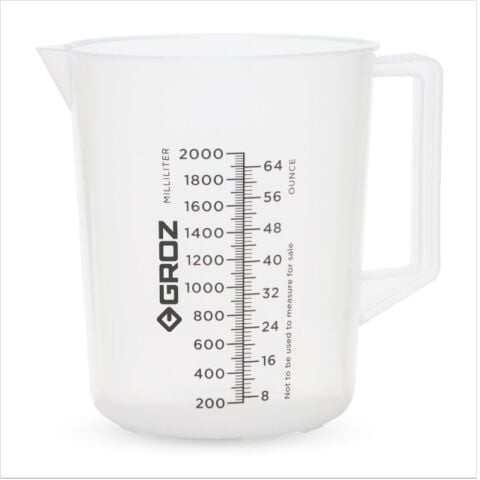 Groz JUG/2000G Dereceli Sürahi Ölçü Kabı 2 lt.