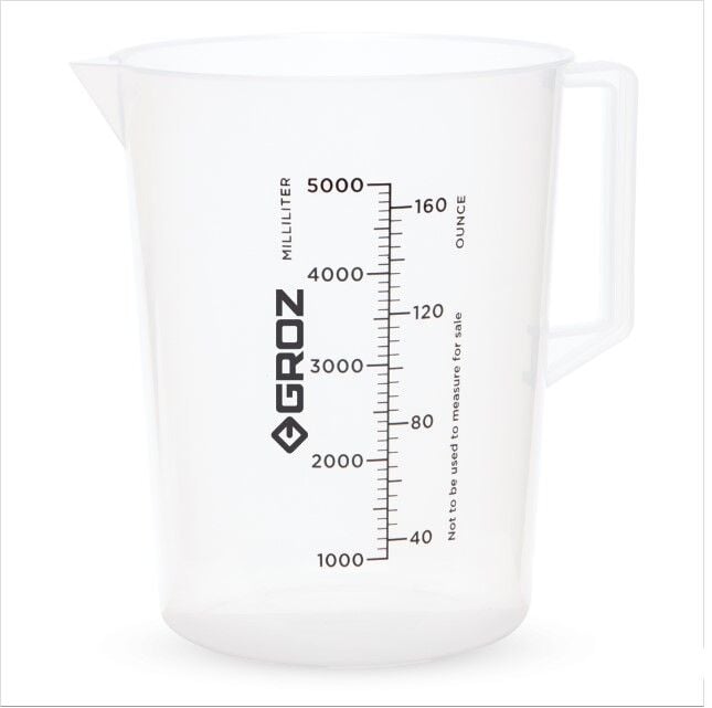 Groz JUG/5000G Dereceli Sürahi Ölçü Kabı 5 lt.