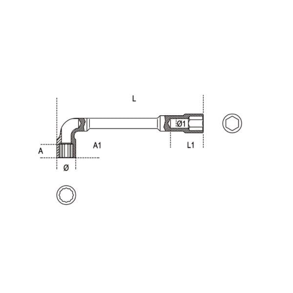 Beta 932 Pipo Anahtar 15x15mm