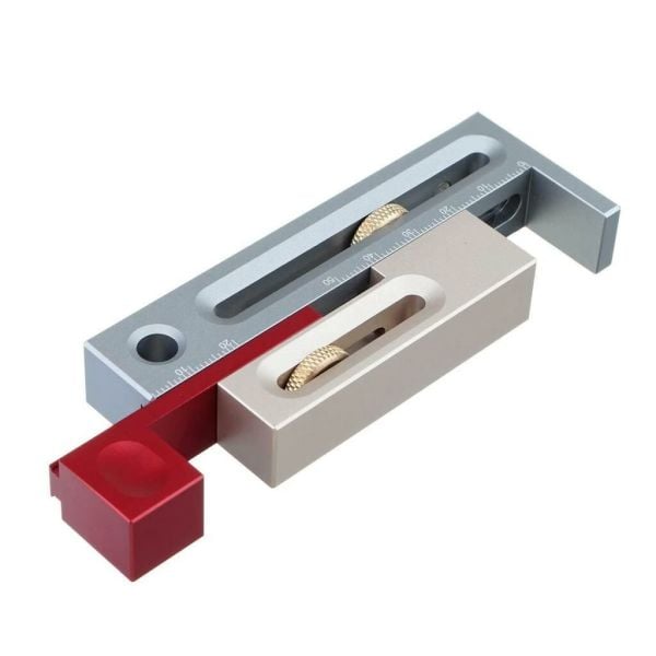 Alüminyum Hassas Zıvana Boşluk İşaretleme Aparatı | Derinlik ve Kesim Ölçüm Aleti | Rox Wood 0040