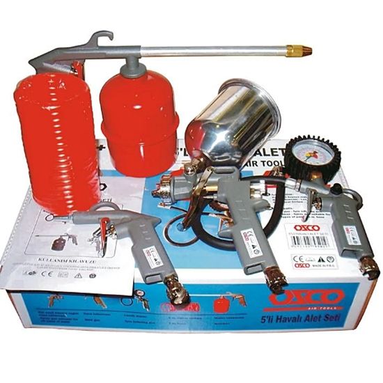 Ozco OS79501 Havalı El Aletleri Seti 5´li