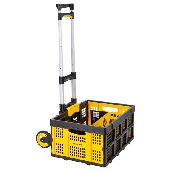 Stanley FT509 Katlanır Alüminyum El Arabası 70Kg + FT505 Katlanır Çok Amaçlı Taşıma Sepeti 25Kg