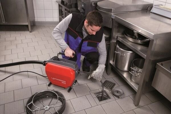 Rothenberger R600 Eco Kanal Açma Makinesi – Tesisat ve Boru Temizliği İçin